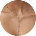thumbnail image 1 of BSGRL Collier de Perles pour Femmes - Collier de Perles Délicat Plaqué Or 14k/or Blanc pour Femmes, 1 of 7