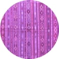 thumbnail image 1 of Ahgly Company Indoor Round Persian Purple Traditional Area Rugs, 7' Round, 1 of 4