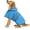 Blue, variant on AMAXUN Hooded Waterproof Dog Raincoat with Reflective Stripes – Lightweight Adjustable Pet Rain Jacket Poncho for Large Medium Small Dogs, with Drawstring Hood