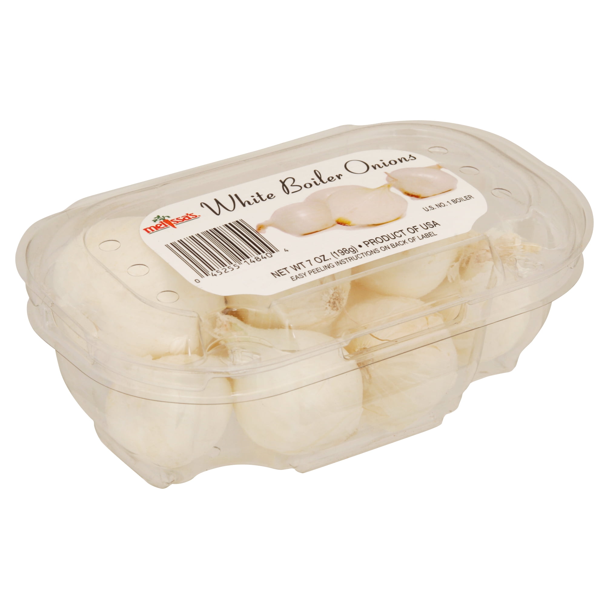 Fresh Whole White Boiler Onions, 7 Oz Package