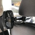 thumbnail image 3 of Car Fan USB Powered Car Circulator Fan 3 Speed Cooling Vehicle Fan for Car Rear Back for Seat Passenger Pet, 3 of 10