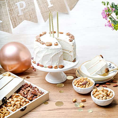 Happy Birthday Food Gift Basket, Healthy Nut Gift Baskets, Birthday Snack Treat in Reusable Wooden Crate, Birthday Snack Box, For Men, Women and Families, Bonnie & Pop