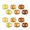12 Pcs, variant on CuiLiyq Painted Pumpkin Ornament Balls, Set of 15 Shatterproof Hanging Decor, Fall Halloween Thanksgiving Decor for Tree, Wreath, Garland Display