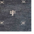 thumbnail image 3 of Rugsotic Carpets Handmade Rugs Hand Knotted Loom Rectangle 8'x11' Charcoal White Silk for Indoor Use, 3 of 5