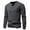 Black, variant on Sweatshirts for Men, Mens Solid Color Half Button Pullover Long Sleeve Crewneck Casual Fashion Top