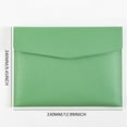 thumbnail image 3 of Clearance Office&Craft&Stationery under $5 A4 Leather Document Folder Simple Business Snap Button Thickened Large Storage Bag And Efficient For, 3 of 9