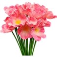 thumbnail image 1 of 20 flores artificiales de amapola, flores falsas, flores decorativas de tacto real, 20 flores para boda, fiesta, decoración del hogar (rosa) (jarrón no incluido). oso de fresa  Juguete, 1 of 6