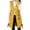 Yellow, variant on LoyisViDion Coat Women Casual Slim Zippers Sleeveless Zipper Solid Warm Coat Tops Vest Yellow 4(S)