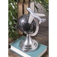 thumbnail image 3 of IMAX Corporation Hadwin Small Airplane Globe in Black, 3 of 6
