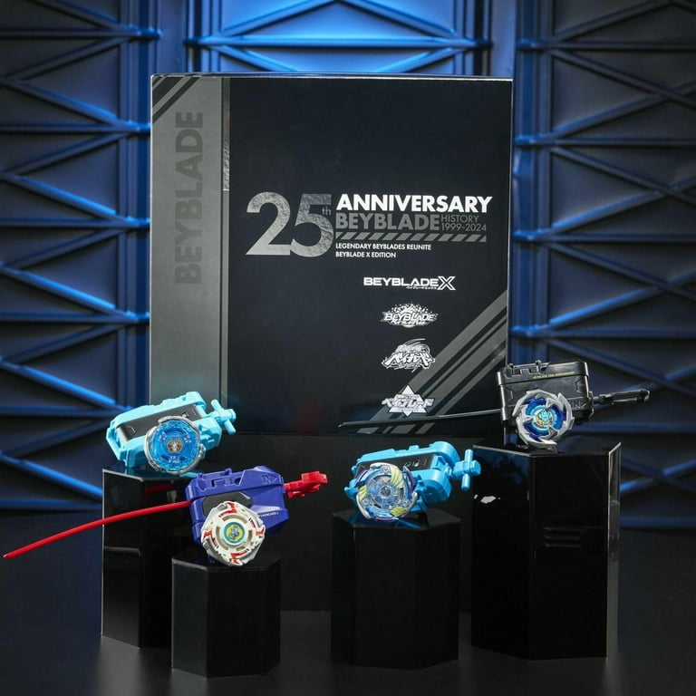 calavera.25　四点パネルセット 2025 Beyblade X 25th Anniversary Set with 4 Tops & 4 Launchers