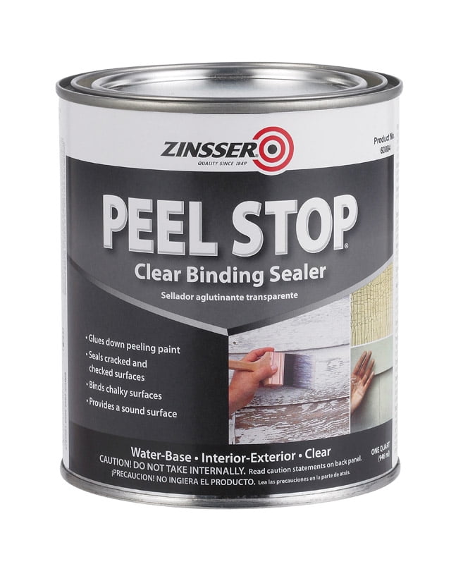 Zinsser Peel Stop Clear Binding Sealer Water Based Exterior, Interior