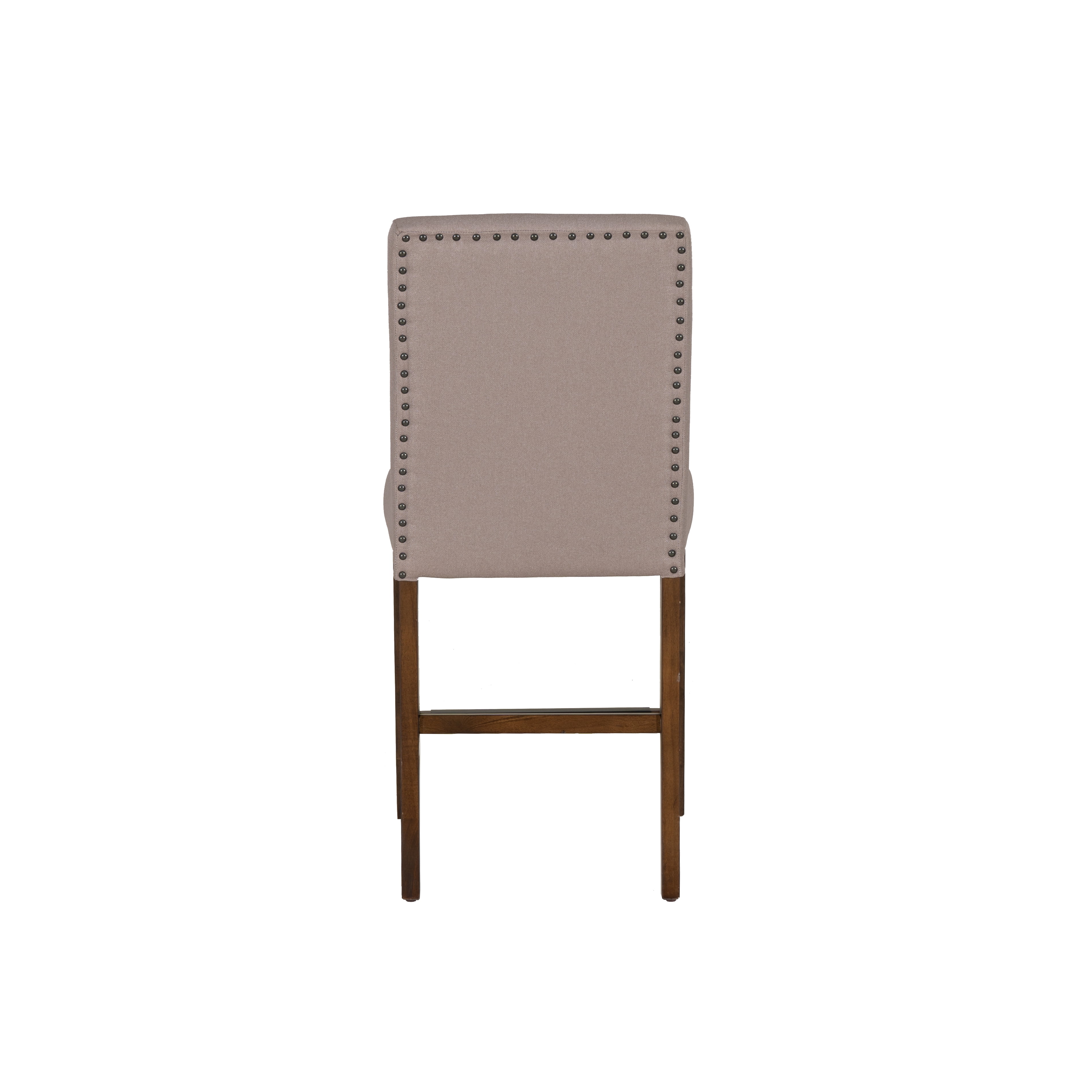 Powell Thewlis 25" Backless Farmhouse Counter Stools, Set of 2, Brown/Tan