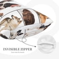 thumbnail image 3 of Fotbe Pedigree dogs collage Pattern Pillow Cases - Envelope Closure - Luxury, Extra Soft, Cooling Pillow Covers - Wrinkle, Fade, Stain Resistant-16"x24", 3 of 6