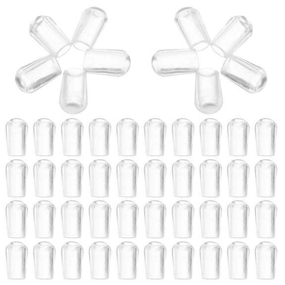 MUSEYA 100pcs Wire Shelving End Caps White Plastic for General Users Everyday Use