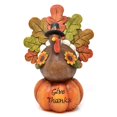 thumbnail image 1 of Decoraciones De Acción De Gracias, Adornos De Calabaza De Pavo De Resina, Decoración De Otoño De Pavo De Mesa Para El Día De La Cosecha De Acción De Gracias Methold HA036579-00, 1 of 6