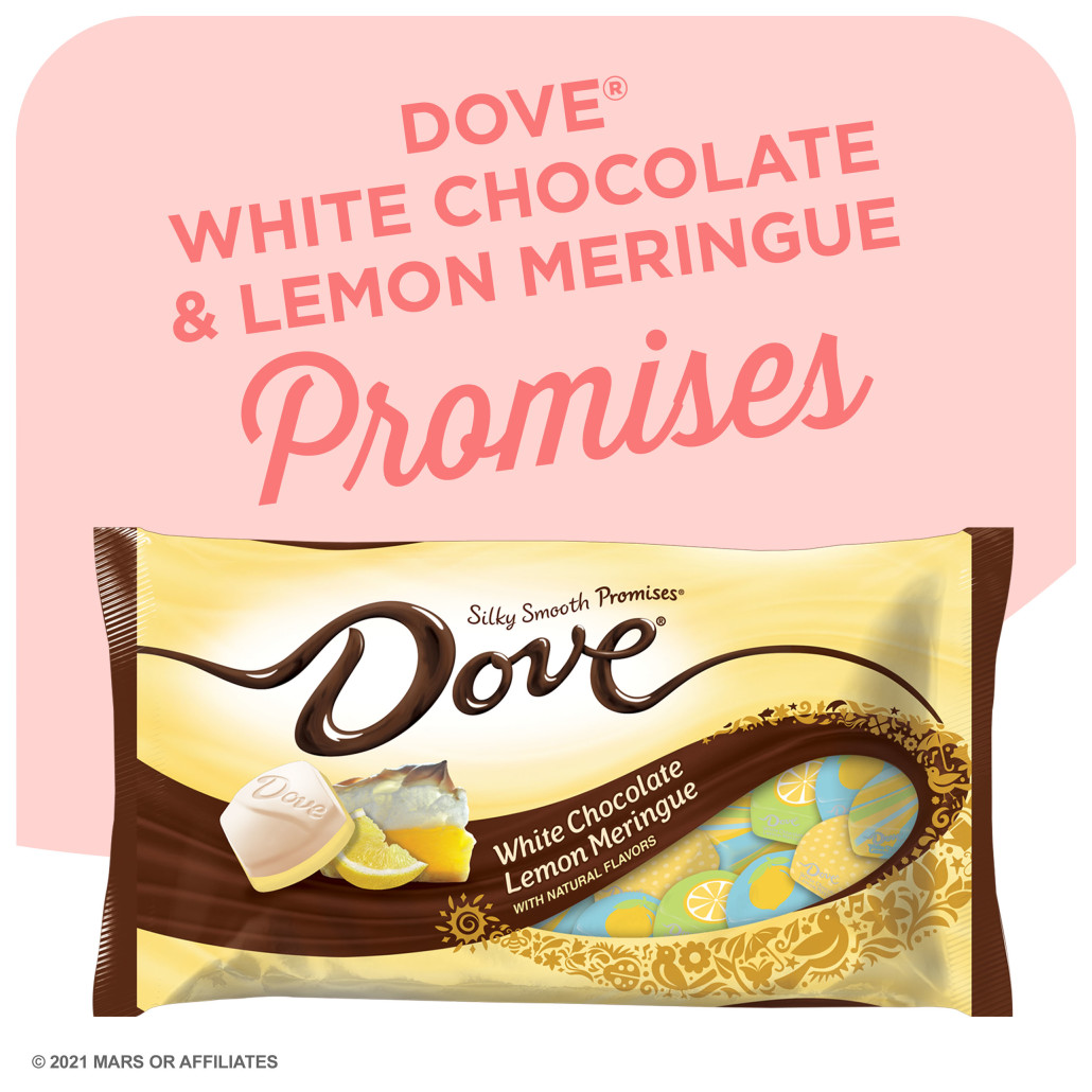 Dove White Chocolate Lemon Meringue, Easter Candy Bag (6.3 Ounces) - image 2 of 10
