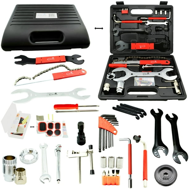 Lumintrail Bike Repair Tool Kit 42 Pieces Multifunctional Bicycle Maintenance Tools with Tool