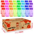 thumbnail image 3 of Juego de botellas con forma de burbuja MAPIXO, paquete de 48 unidades con varita, 2 onzas, 8 colores, fiesta infantil, 3 of 7