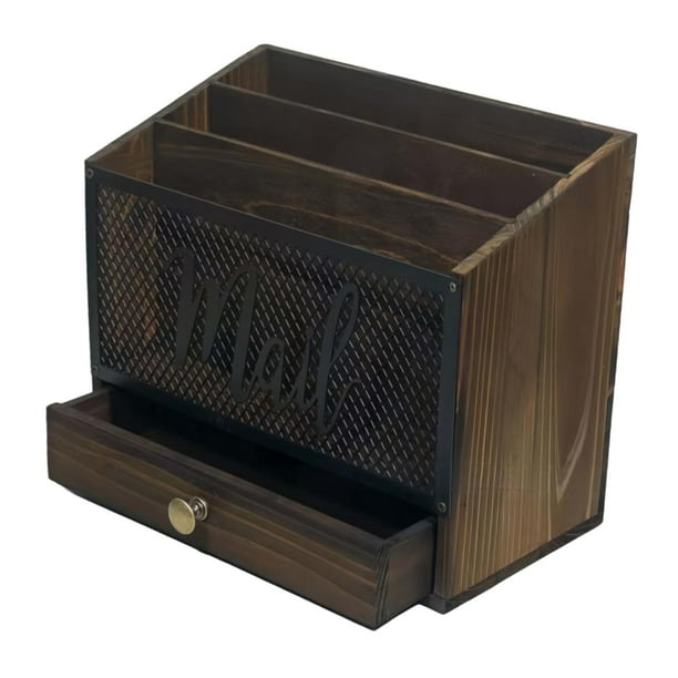 Organizador De Correo De Madera De 3 Niveles, Organizador De | Meses