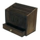 thumbnail image 1 of Organizador de Correo Organizador de Escritorio Portacartas Cesta de Documentos Revistero de Madera con Cajón Funcionalidad Versátil Adecuado para, 1 of 8