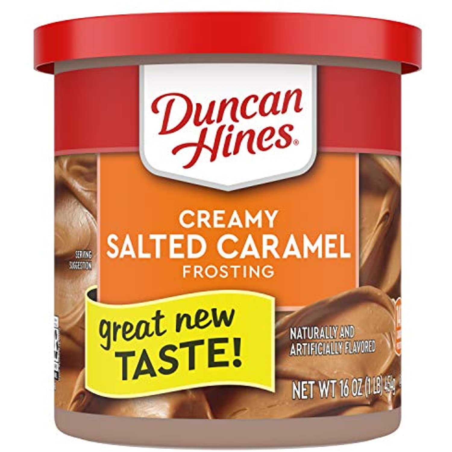 Duncan Hines Creamy Salted Caramel Frosting, 8 16 Oz Cans