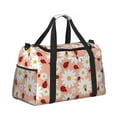 thumbnail image 2 of Balery Daisy and Ladybug Bolsa de Gimnasio para Mujeres, Bolsa de Viaje con Bolsillo Húmedo, Bolsa de Fin de Semana para Mujeres, Bolsa de Viaje Resistente al Agua, 2 of 7