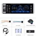 thumbnail image 1 of 5.1" Single DIN Car Radio Stereo Wireless CarPlay Auto AUX USB Bluetooth w/ MIC, 1 of 5