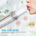 thumbnail image 4 of Portable Spirometer Peak Flow Meter Meter Expiratory Flow Asthma Monitoring Tool for Adults Light Grey, 4 of 8