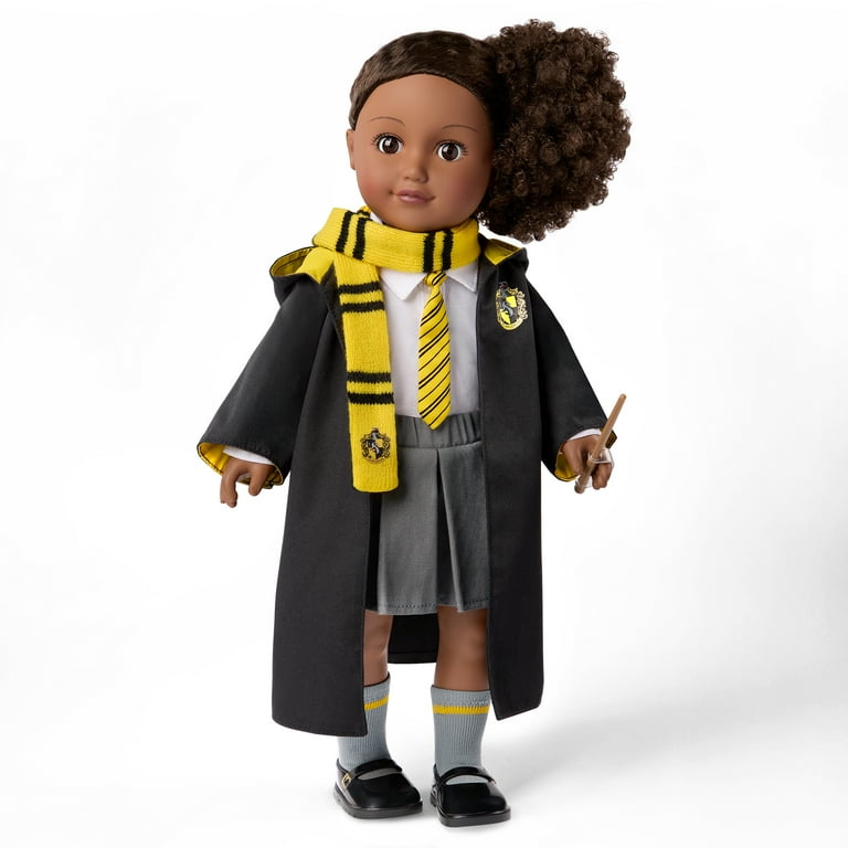 Harry Potter ™ Hufflepuff ™ School Uniform with Wand for 18-inch