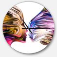 thumbnail image 1 of DesignArt Metaphorical Mind Painting Large Wall Clock, 1 of 2