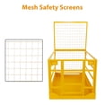 thumbnail image 3 of 43"x45" Forklift Safety Cage, 1300 LBS Capacity Forklift Work Platform with Safety Harness, Collapsible Aerial Platform for Lifting Loader
﻿, 3 of 7