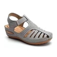 thumbnail image 2 of Guardurnaity Sandalias de cuña transpirables para mujer, ideales para salidas de verano. Sandalias para mujer, estilo casual de verano. Calzado gris treinta y seis, 2 of 6
