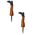 thumbnail image 1 of Leojiow 2Pcs Fun Witch Leg Yard Stake For Halloween Decoration One Size, 1 of 5