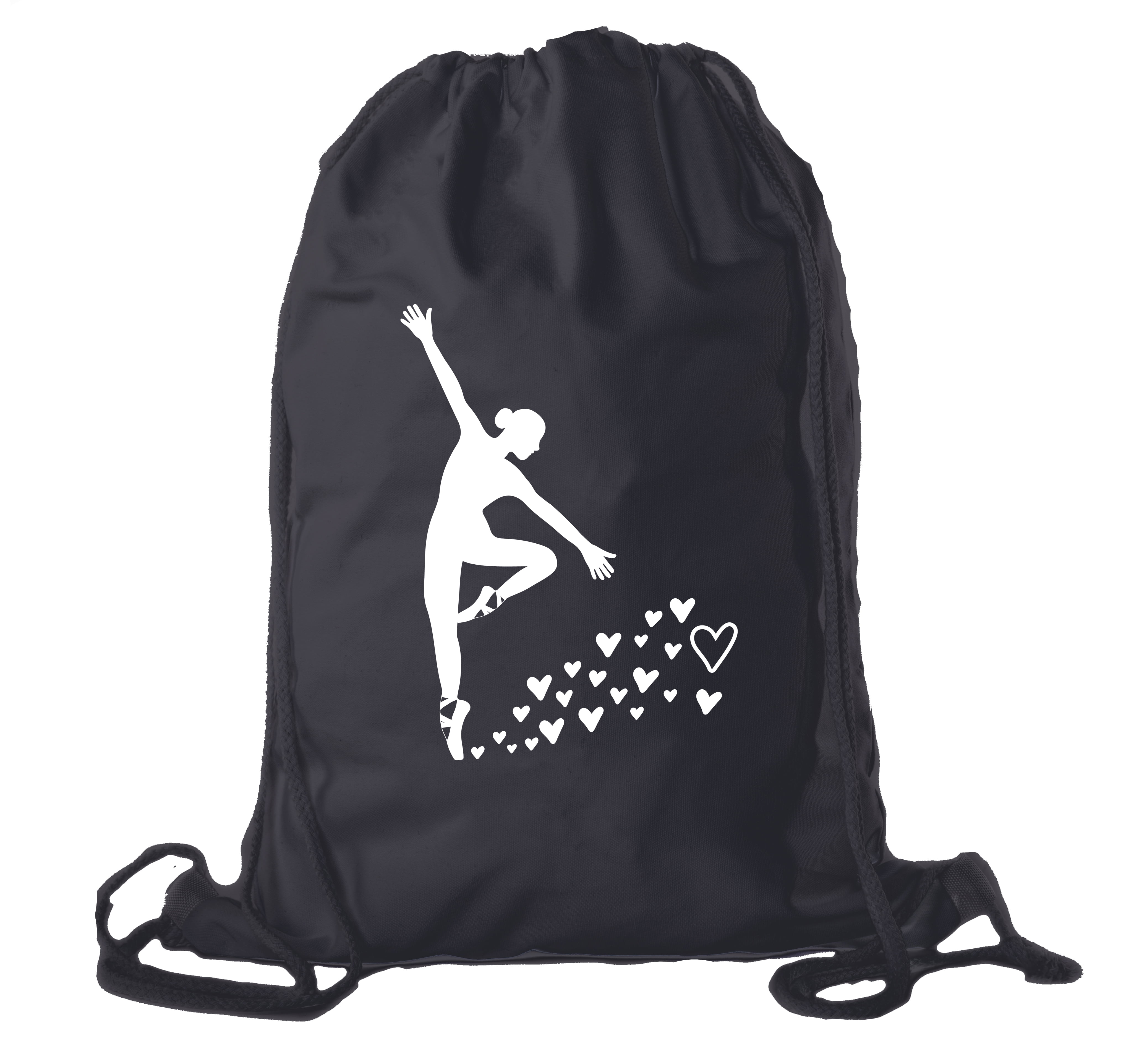 Dance Bags, Ballet Backpacks for girls, Dance Cotton Drawstring Cinch