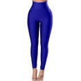 thumbnail image 5 of Skymirror Women Yoga Pants Solid Color Hip Lift Skinny High Stretch Trousers Spring Autumn Slim Fit Seamless Running Fitness Ankle Length Leggings Gym Clothes, 5 of 8