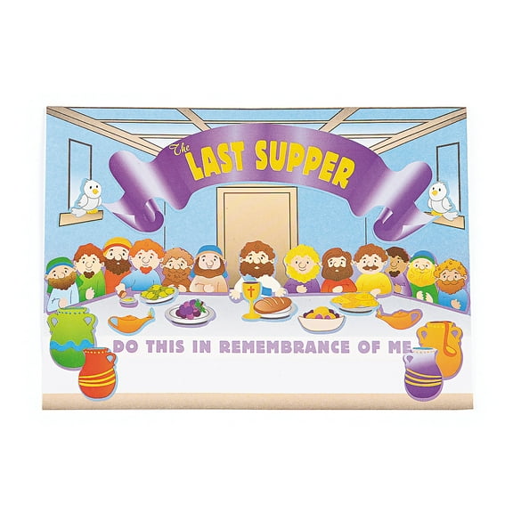 The Last Supper Mini Sticker Scene - Stationery - 12 Pieces