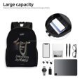 thumbnail image 5 of Real Hasta La Muerte Travel Backpack Lightweight Large Capacity Laptop Backpacks Casual Daypack Rucksack, 5 of 5