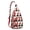 Red-19, variant on Ethnic Mandala Elephant Sling Bag - Bohemian Floral Print (Multi-Pocket Organized, Adjustable & Waterproof)