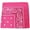Hot Pink, variant on Pack of 30 Daily Basic Polyester 22 x 22 Paisley Printed Bandanas (Green)