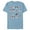 Ocean Blue, variant on Disney 100 Years of Wonder Famous Faces Muted Cute D100 - Short Sleeve Blended T-Shirt for Adults - Customized-Ocean Blue