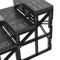 thumbnail image 4 of BIMZUC Pet Dog Stairs Slip Resistant Step Adjustable Height Foldable Stairway Ramp For High Bed Couch Sofa (23.6 x 15.7 x 13.8 inches / 60 x 40 x 35 cm) Doggy Steps For Medium Small Dogs Cats, 4 of 9