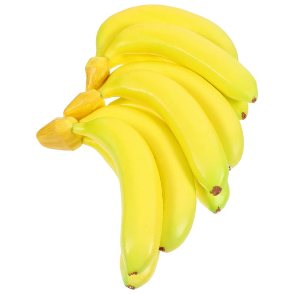 3pcs Modèle de Banane Decor Simulation Modèle de Banane Parure de Fruits Domestiques