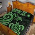 thumbnail image 2 of Juego de cama acolchado Islas Marshall - Tortuga Tentáculo Verde, 2 of 5