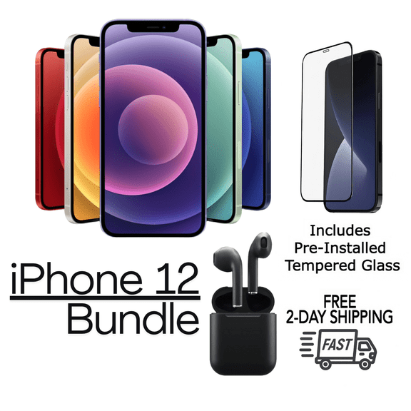 Pre-Owned Unlocked for All Carriers Apple iPhone 12 Cell Phone 128GB 4GB RAM 2815 mAh White