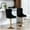 Black, variant on Fashionable Pu Leather - Orange ( Of 2) Adjustable 26-33 Inch Seat, Comfortable Seating, Materials 360° Swivel In High Rebound Cushion 2 For Home Pub And Kitchen Island