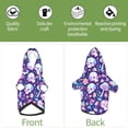 thumbnail image 6 of Honeii mushroom rainbow Skull cartoon Print Small Dog Hoodies Pet Hooded Sweatshirts Fall Winter Puppy Cat Sweaters Warm Clothes for Small Dogs Outfits Costume-Large, 6 of 7