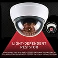 thumbnail image 4 of MaximalPower Fake CCTV Security Dummy Dome Camera with Red LED Light for Home, Shop, Business, etc. (4 Pack), 4 of 10