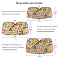 thumbnail image 5 of Yayeee Car Windshield Sun Shade Universal Fit Front Visor Protector, Orange Leaves, 5 of 8