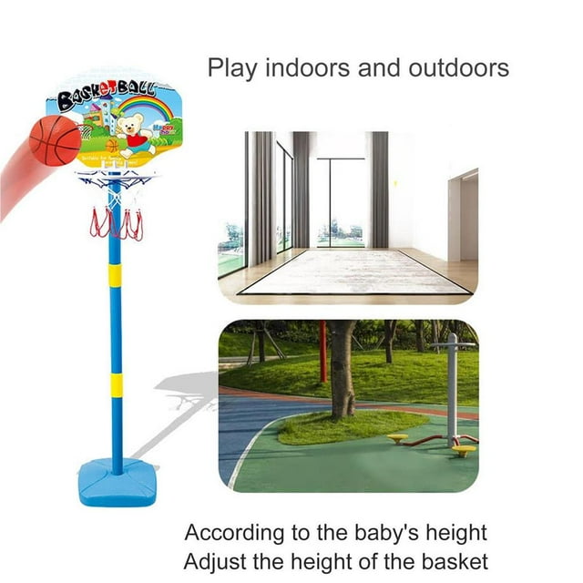 Support de Panier de Basketball pour Enfants à Hauteur Réglable Intérieur Enfants Enfants Support de Panier de Basketball Basketball Basketball Enfants Panier de Basketball Panier Jouets Interactifs d'Extérieur