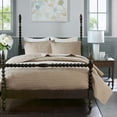 thumbnail image 2 of Madison Park Signature Serene Cotton 3 Piece Coverlet Sets (Full/Queen 92x96, Linen), 2 of 5